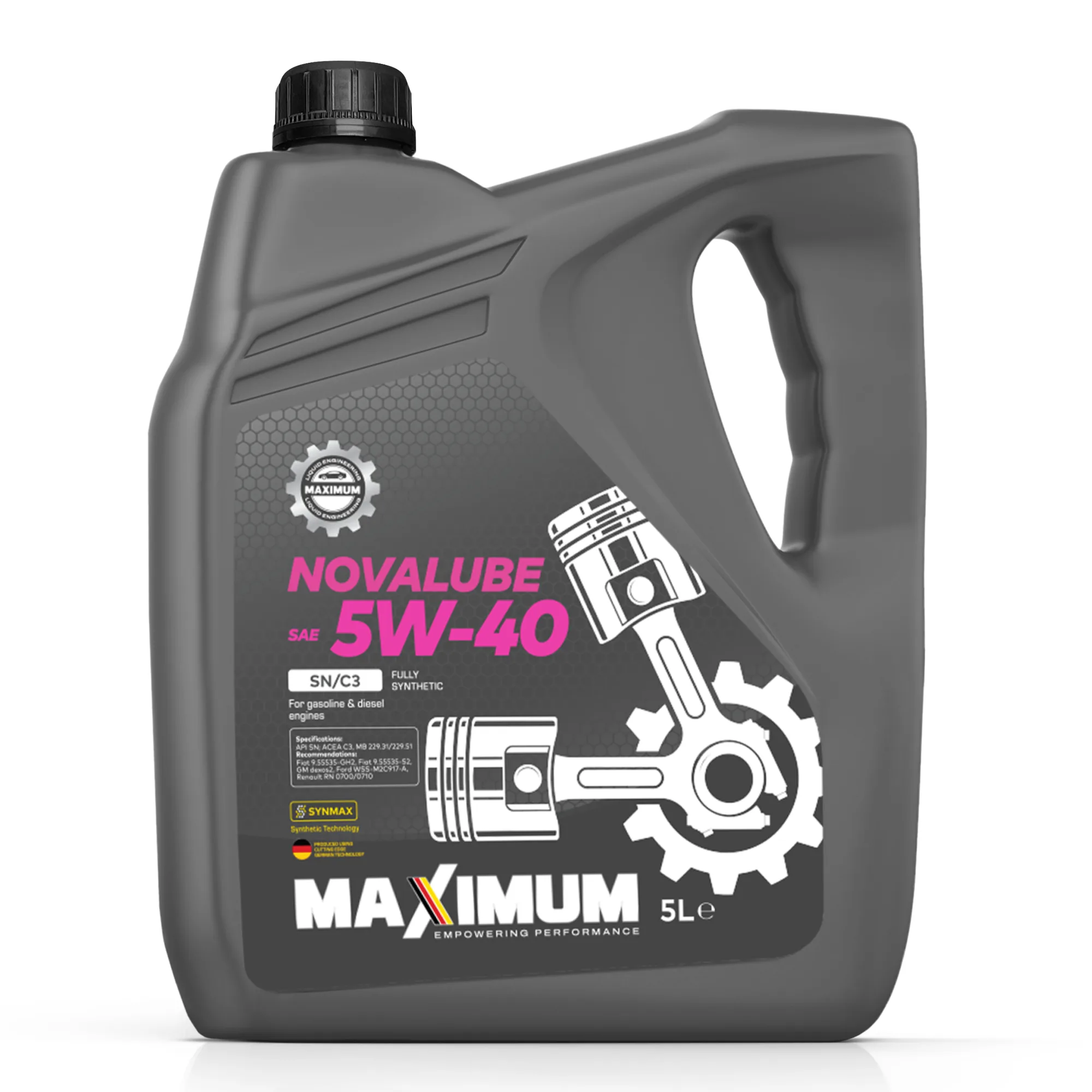 Maximum™ NovaLube 5W-40 SN/C3